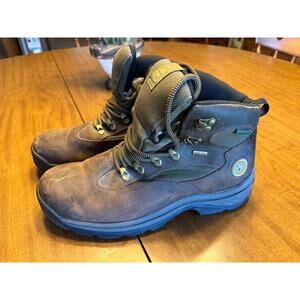 Timberland Outdoor Performance Hiking Work Boots Men's size 11 W Brown Leather